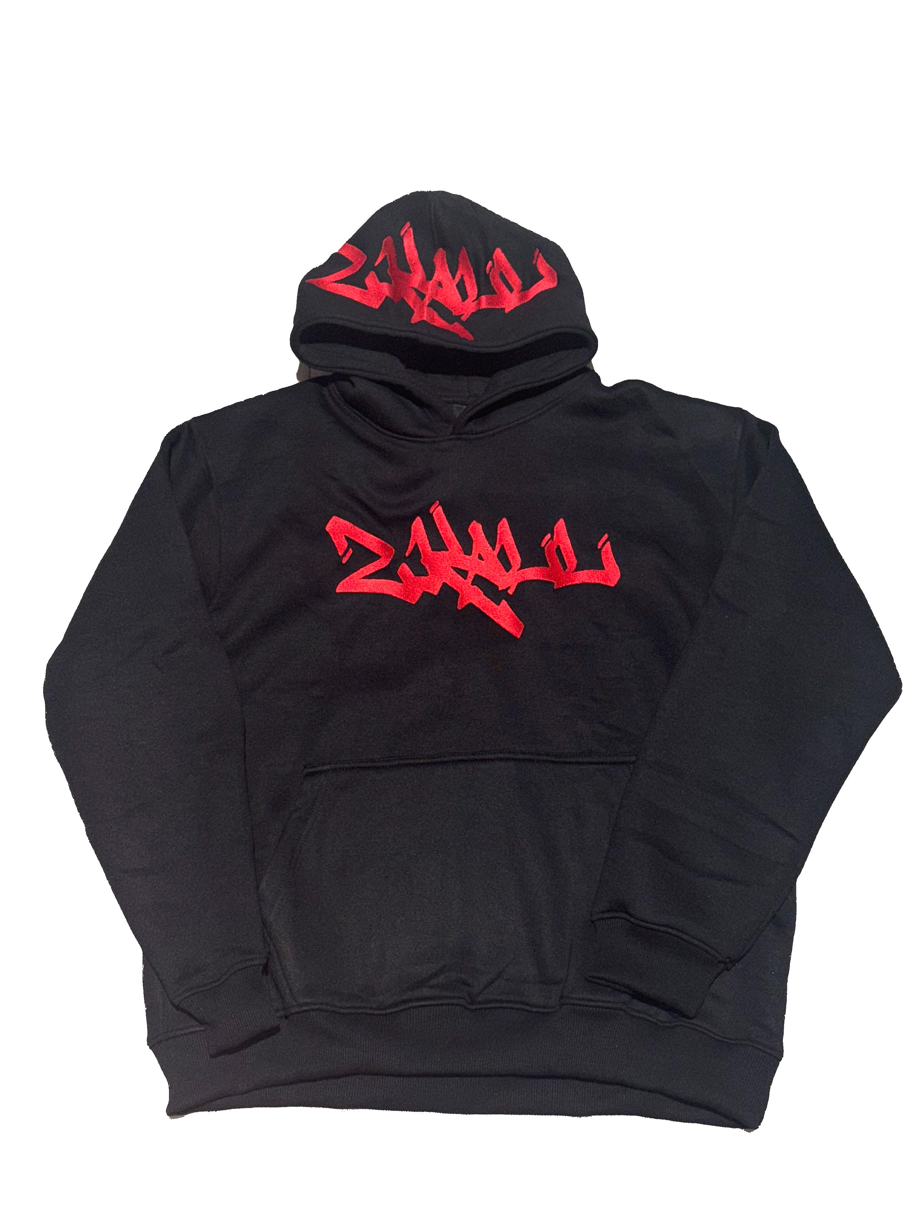 Black and Red Hoodie