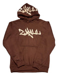 Brown and Beige Hoodie
