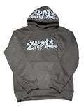 Grey and White Hoodie